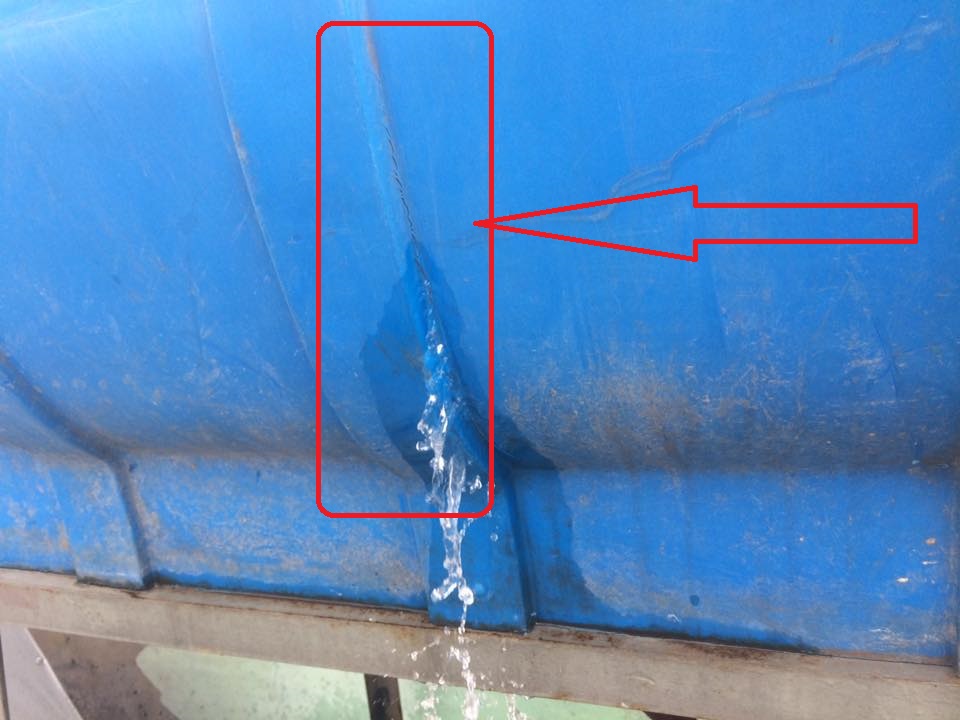Hướng dẫn dán và sửa chữa bồn nước nhựa bị nứt hoặc rò rỉ