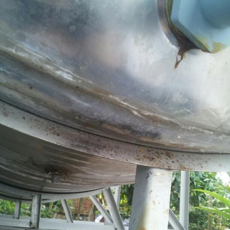 Làm sao để sửa bồn nước inox bị rỉ sét?