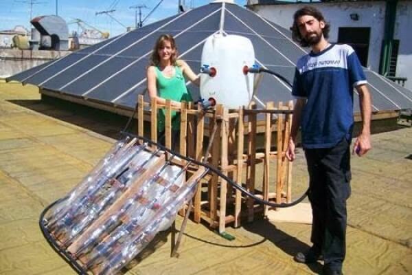 Máy năng lượng mặt trời tự chế