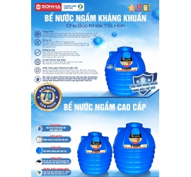 Xem giá: bể nước ngầm 「1000lit - 25000L」 SƠN HÀ